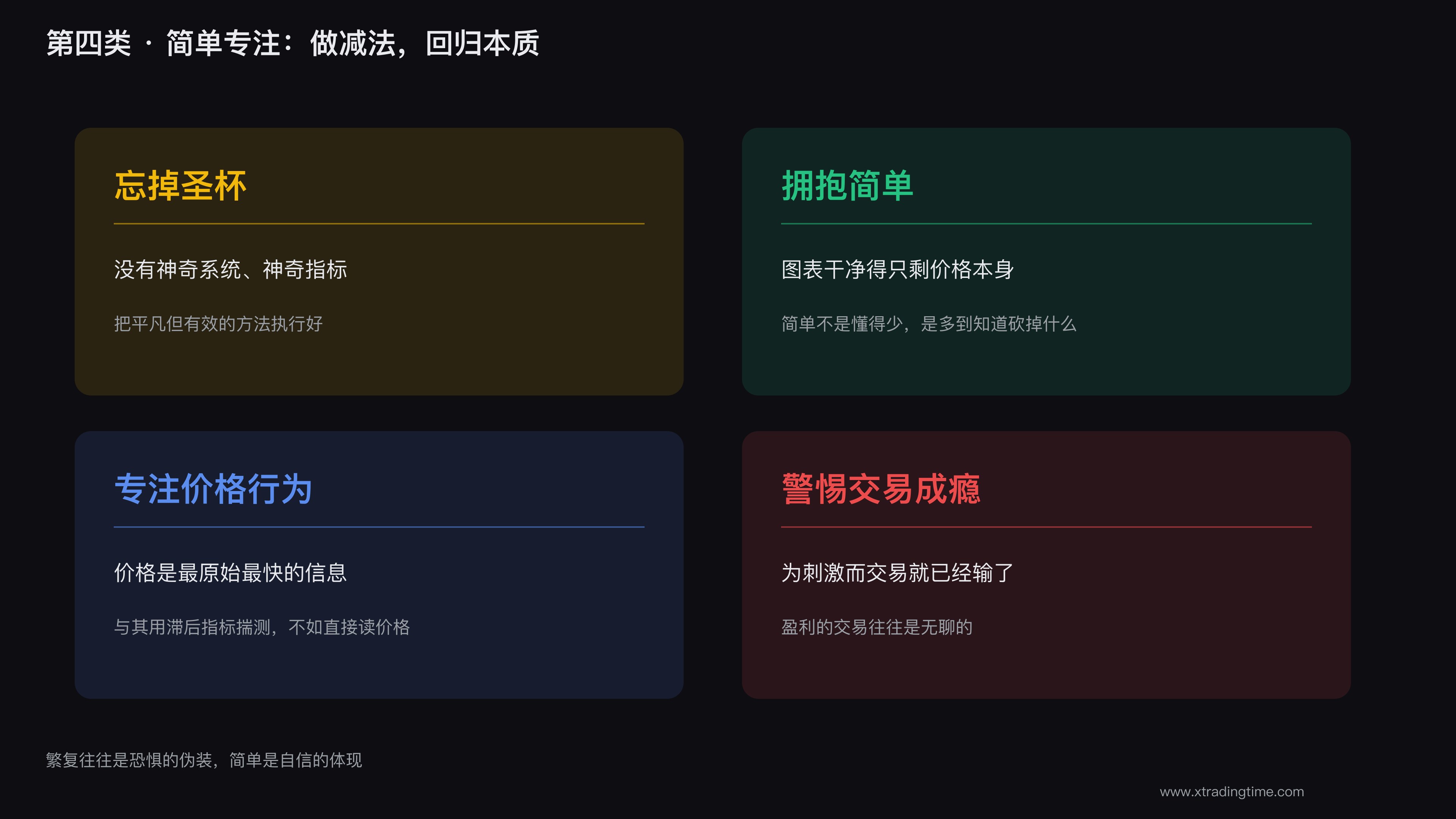繁复是恐惧的伪装,简单是自信的体现