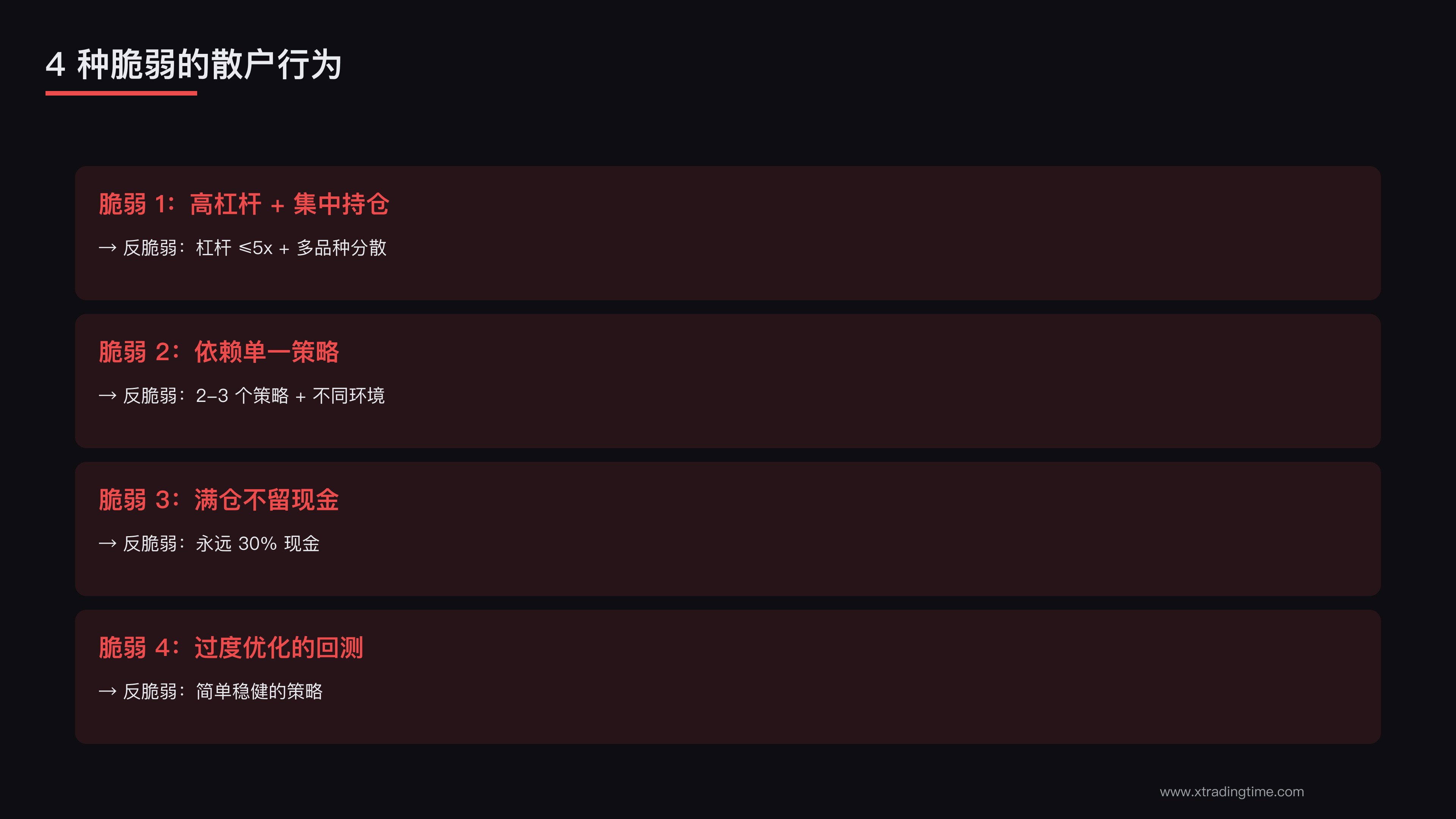 4种脆弱行为