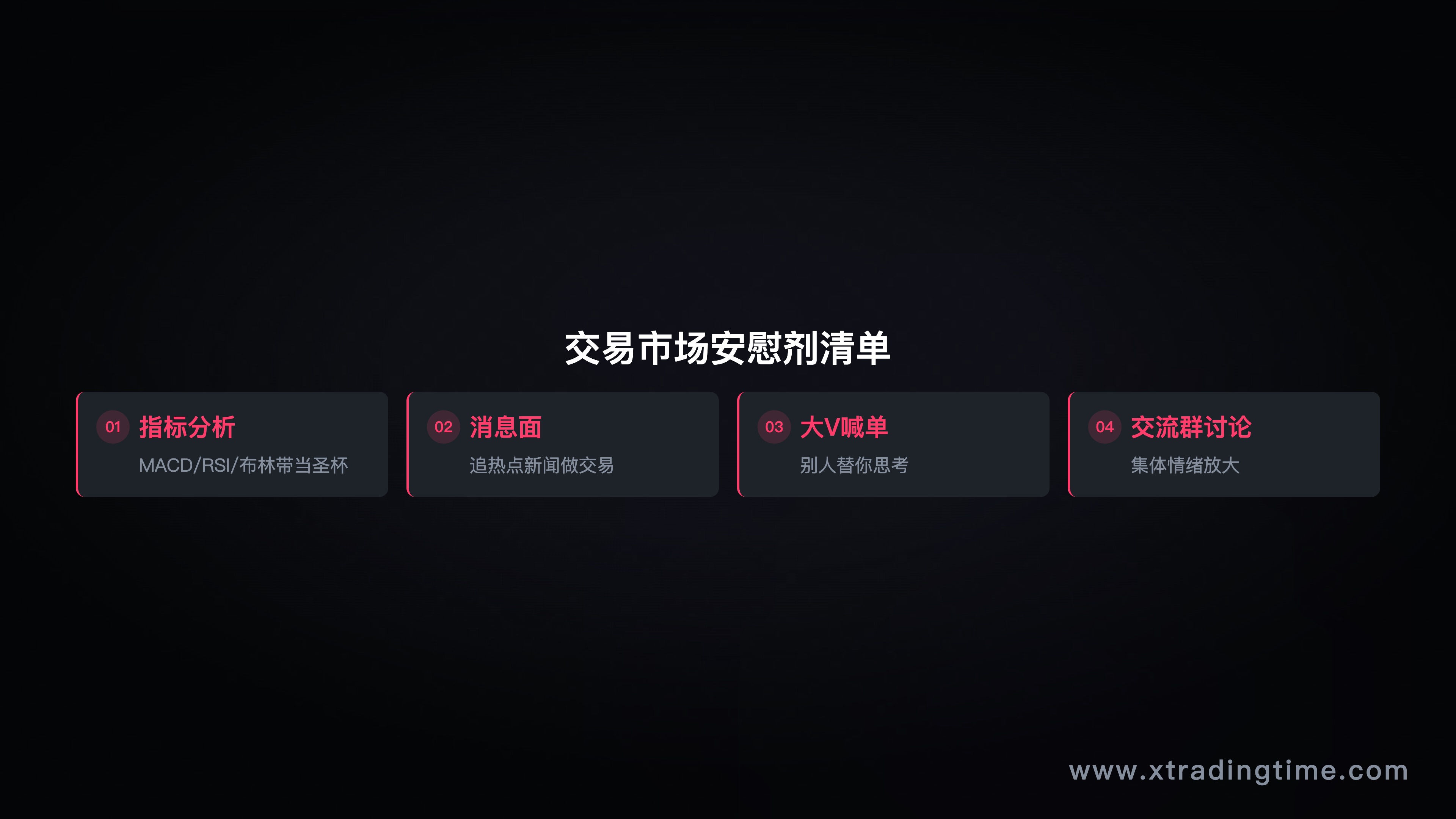 个人层面钟摆循环图——六个阶段的闭环:自信→冒险→重仓亏损→过度保守→错过机会→自信不足→进入下一个循环