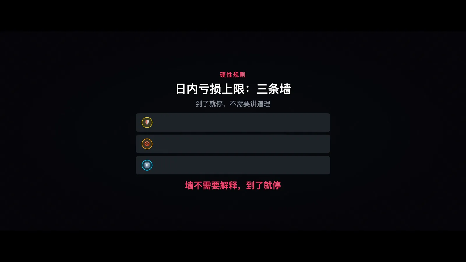 三条硬规则结构图,清晰展示规则内容与作用