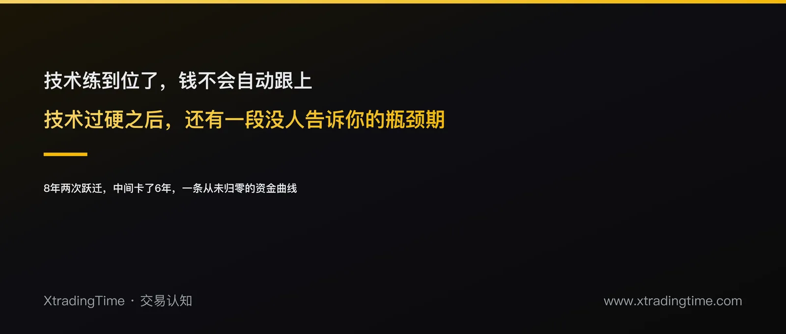 8年两次跃迁，中间卡了6年：一条从未归零的资金曲线里，藏着交易最难熬的真相