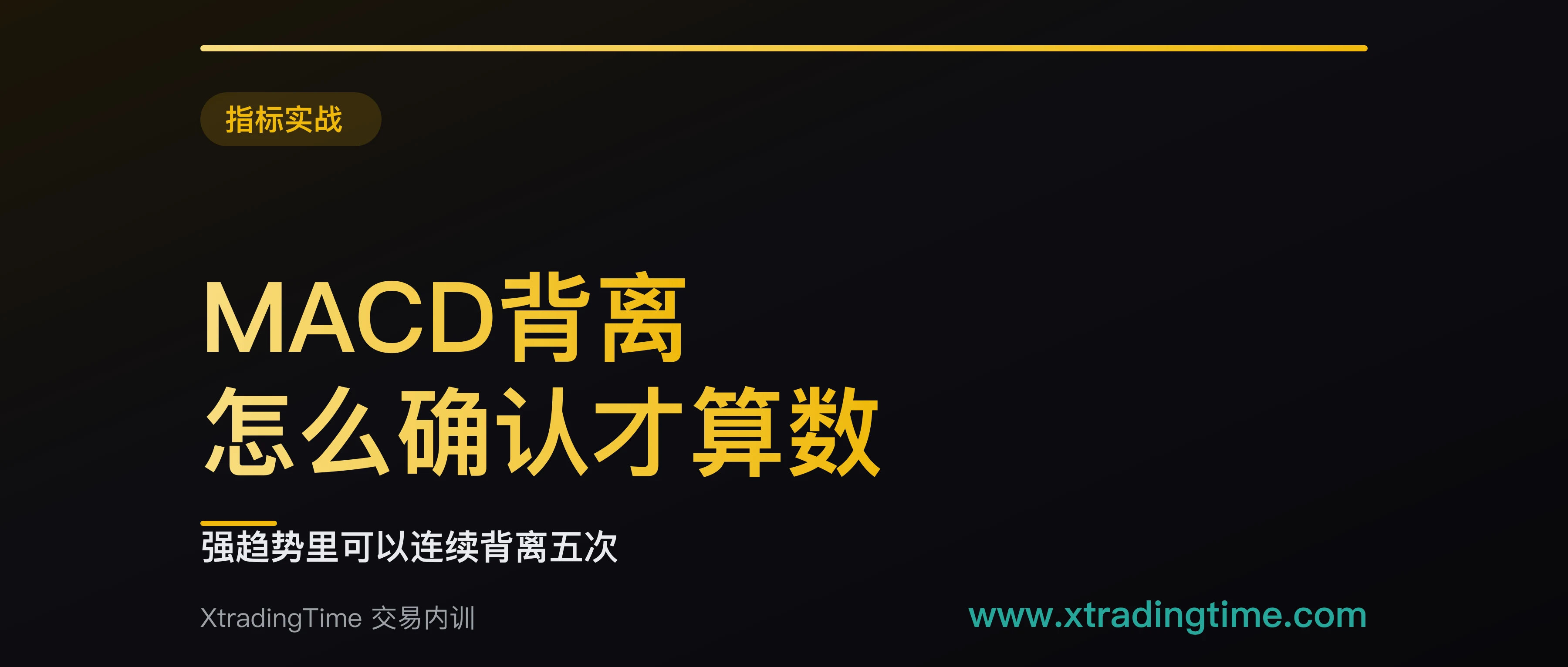 MACD背离怎么确认才算数：五个条件，以及强趋势里的背离为什么不能用