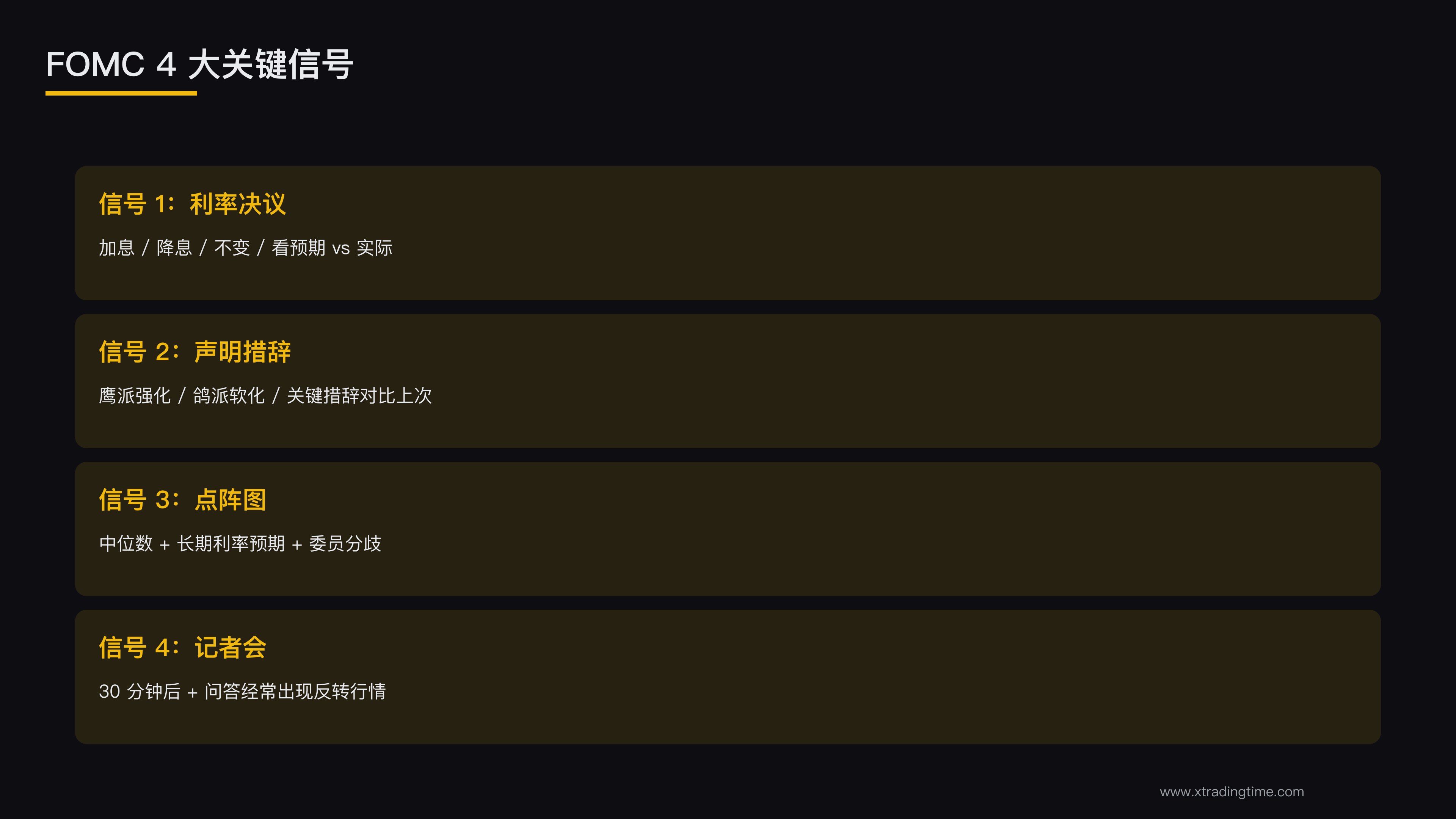 4 大关键信号