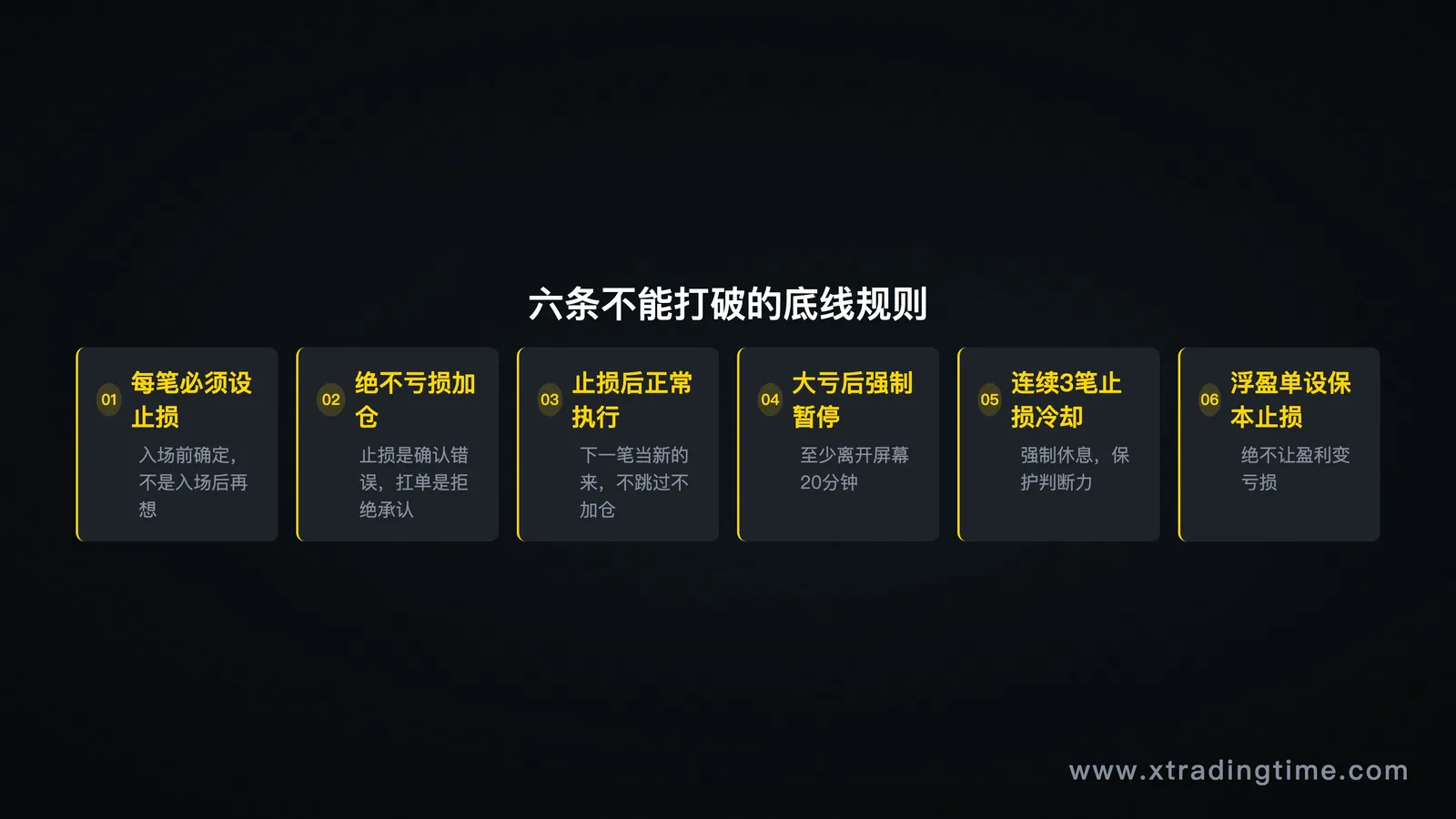六条底线规则
